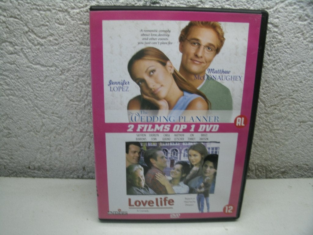 dvd 39b wedding planner /love life, Alle leeftijden, Ophalen of Verzenden, Zo goed als nieuw, Romantische komedie