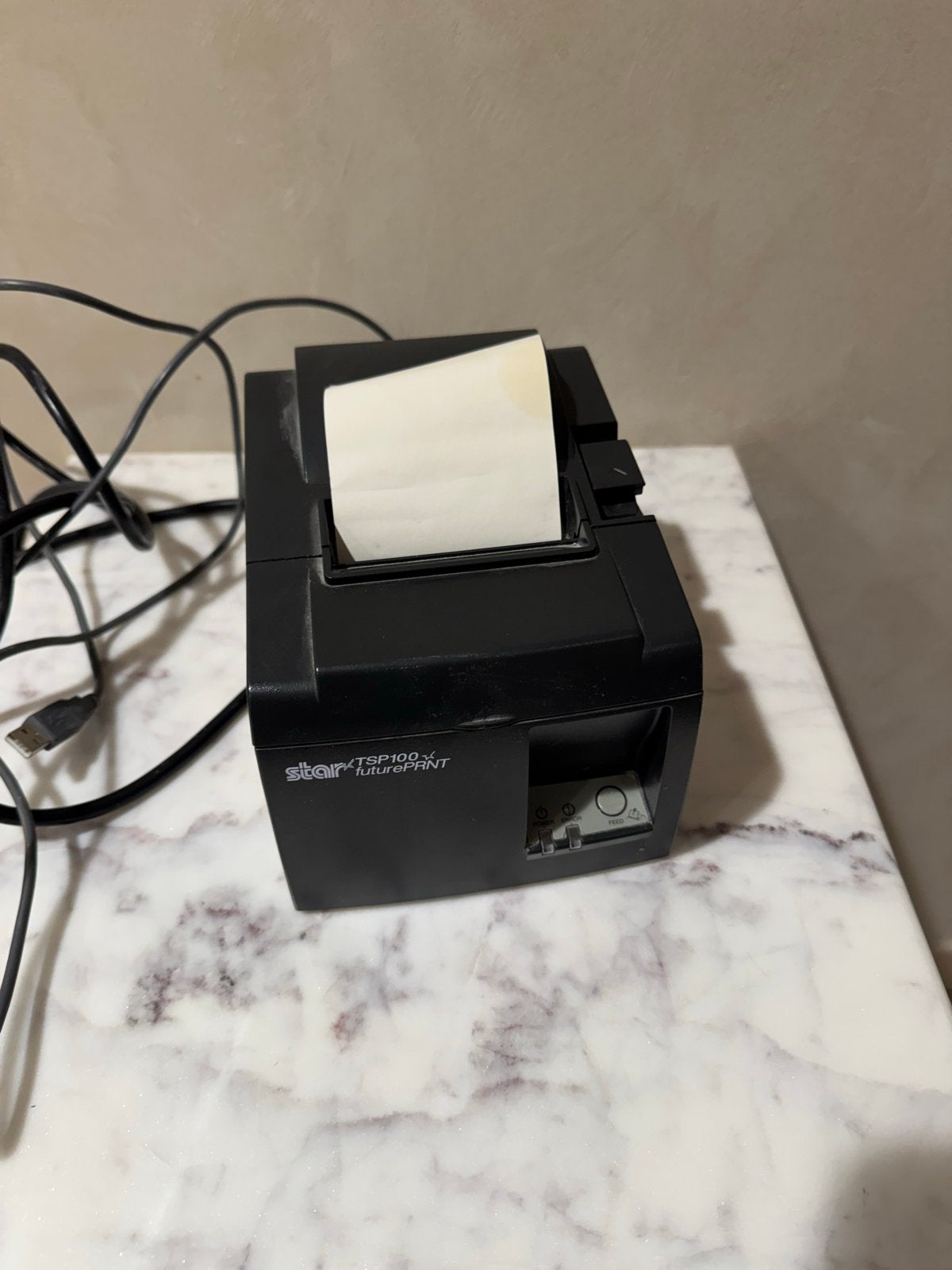 Star TSP100 futurePRNT bonprinter - Thermische bonprinter, Computers en Software, Ophalen, Zwart-en-wit printen, Gebruikt, Printer