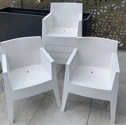 Philippe Starck witte Toy stoelen, Ophalen of Verzenden, Gebruikt