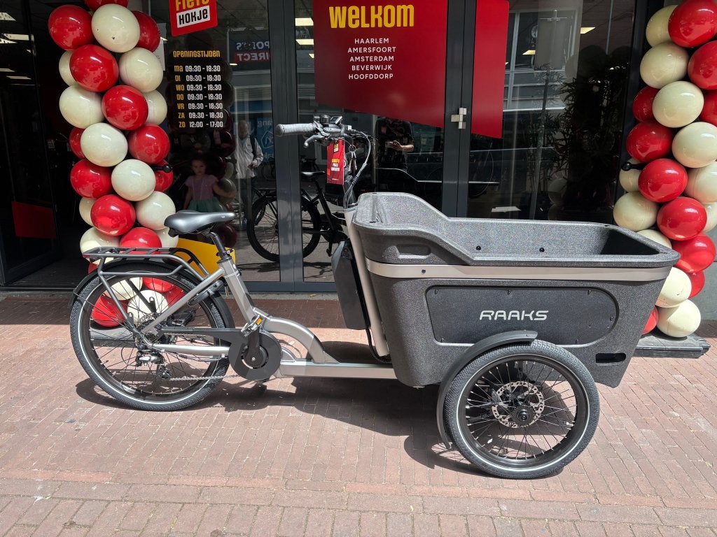 Fietshokje Raaks: Raaks Rover elektrische bakfiets NIEUW!!!