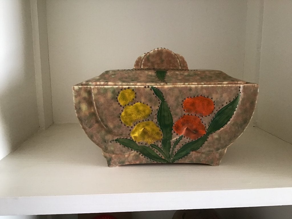 Art Deco stenen doos, Antiek en Kunst, Ophalen of Verzenden