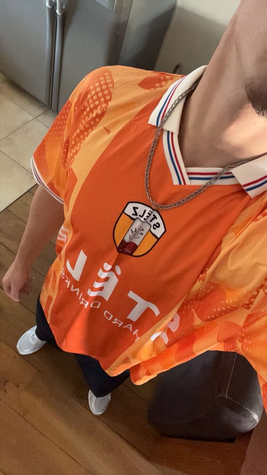 Nieuw Stëlz Voorspelshirt Oranje Maat L/XL, Maat 52/54 (L), Nieuw, Oranje, Ophalen of Verzenden