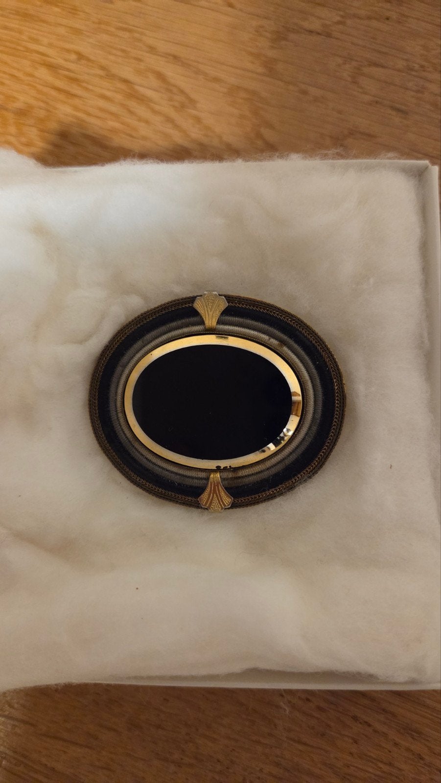 Elegante Langani Broche met Zwarte Parel, Overige materialen, 4 tot 7 cm, Zwart, Ophalen of Verzenden