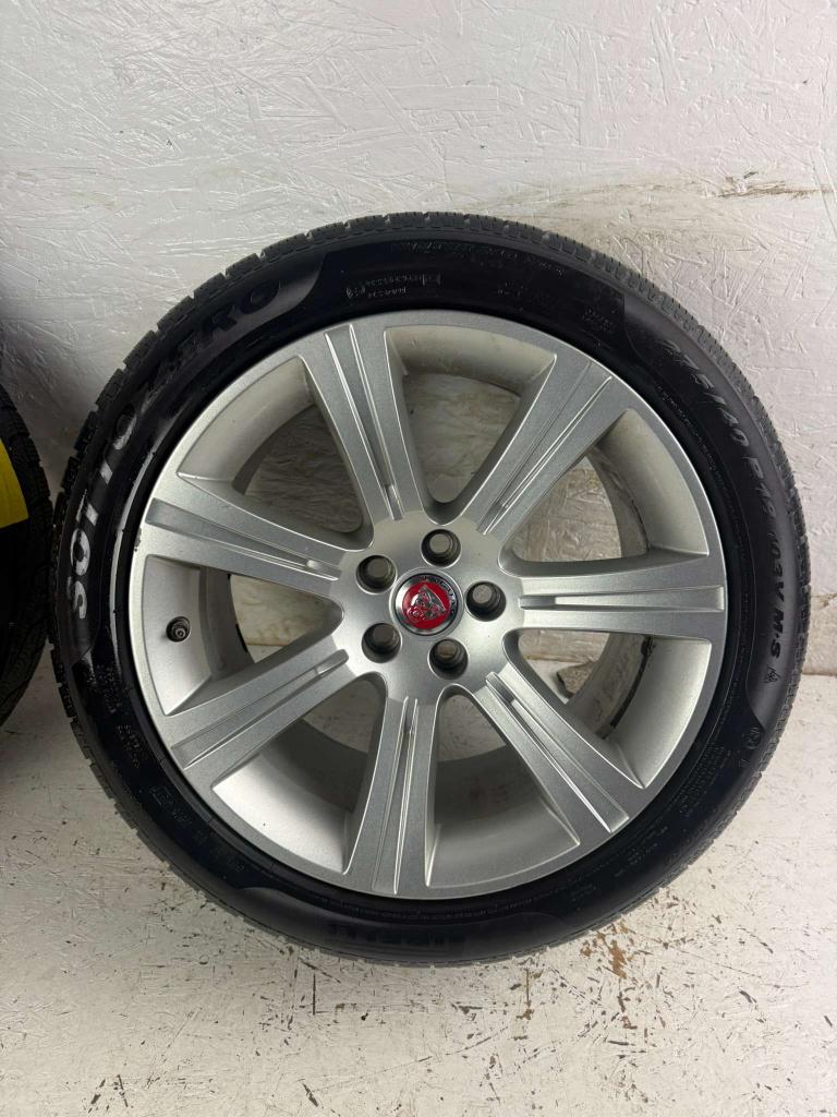 Jaguar XK X- S-Type velgen 18" 5x108 winterset XJ breedset, Auto-onderdelen, Banden en Velgen, Niet ingevuld, 18 inch, Gebruikt