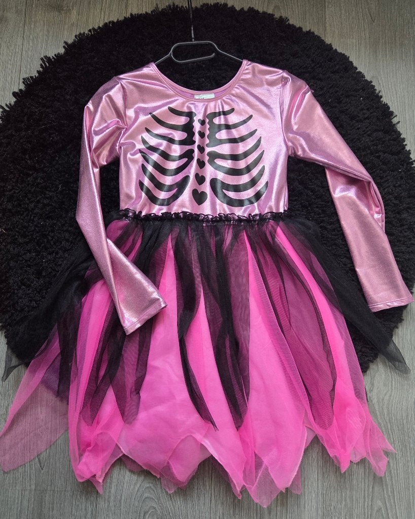 Halloween jurk h&m maat 134/140, Kinderen en Baby's, Ophalen of Verzenden, Zo goed als nieuw, 134 t/m 140, Meisje