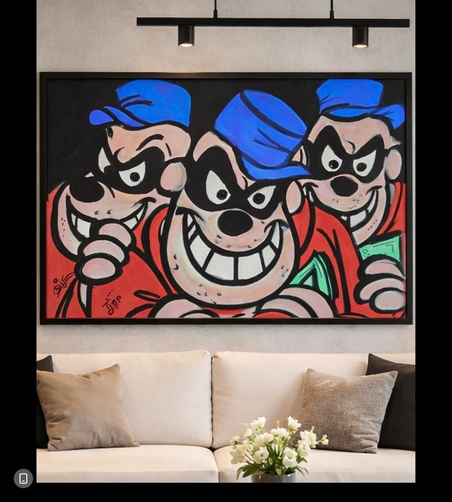 Original artwork by Tjep 
Three characters. One attitude., Ophalen of Verzenden