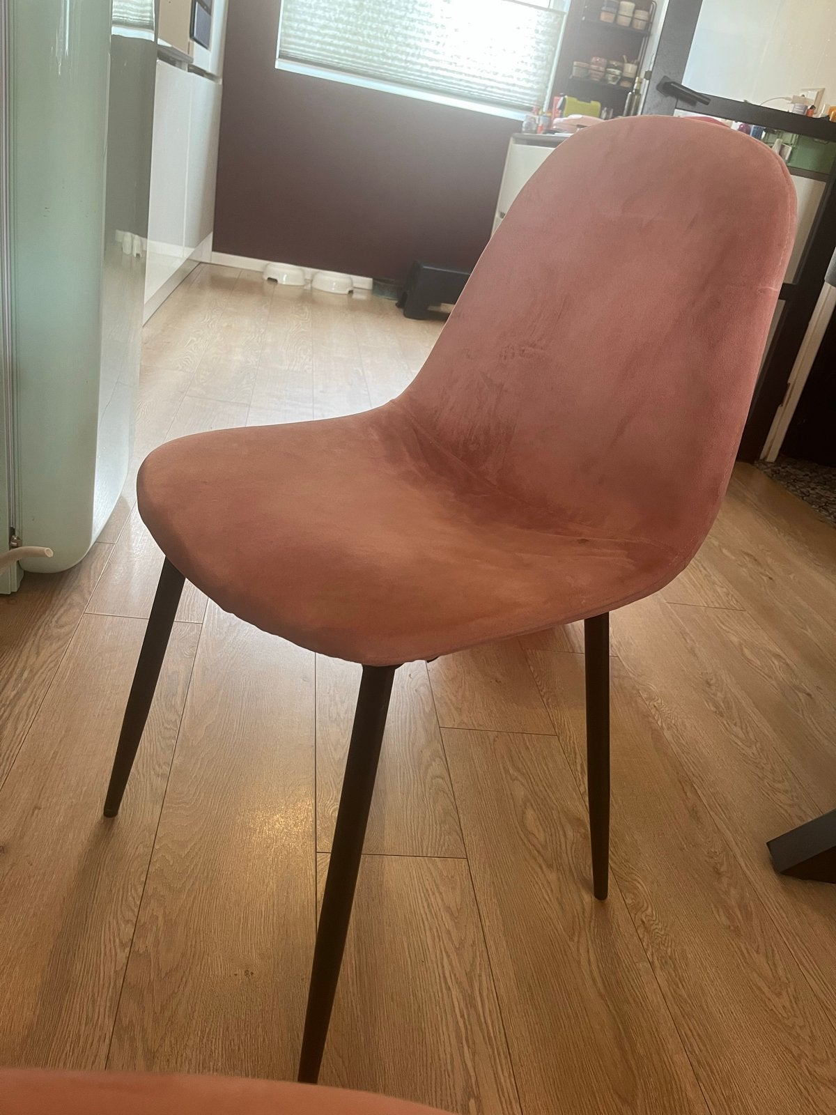 4 roze stoelen - opknapper, Ophalen, Gebruikt, Overige kleuren, Vier