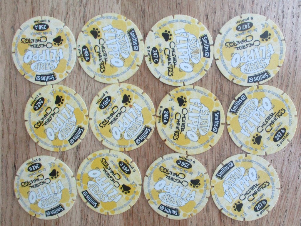 12 strip flippo's chester cheetos voor de verzamelaar, Ophalen of Verzenden, Strip, Losse flippo's