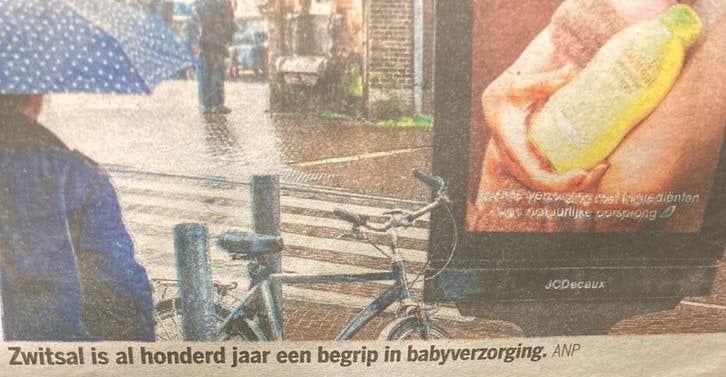 Zwitsal babyverzorgingsproducten vintage blikje poeder, Overige merken, Gebruikt, Overige typen, Ophalen of Verzenden