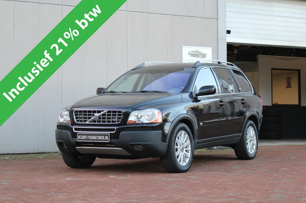 Volvo XC90 4.4 V8 Executive AUTOMAAT YOUNGTIMER incl. 21% BT, Gebruikt, Met garantie (alle), 7 stoelen, Zwart