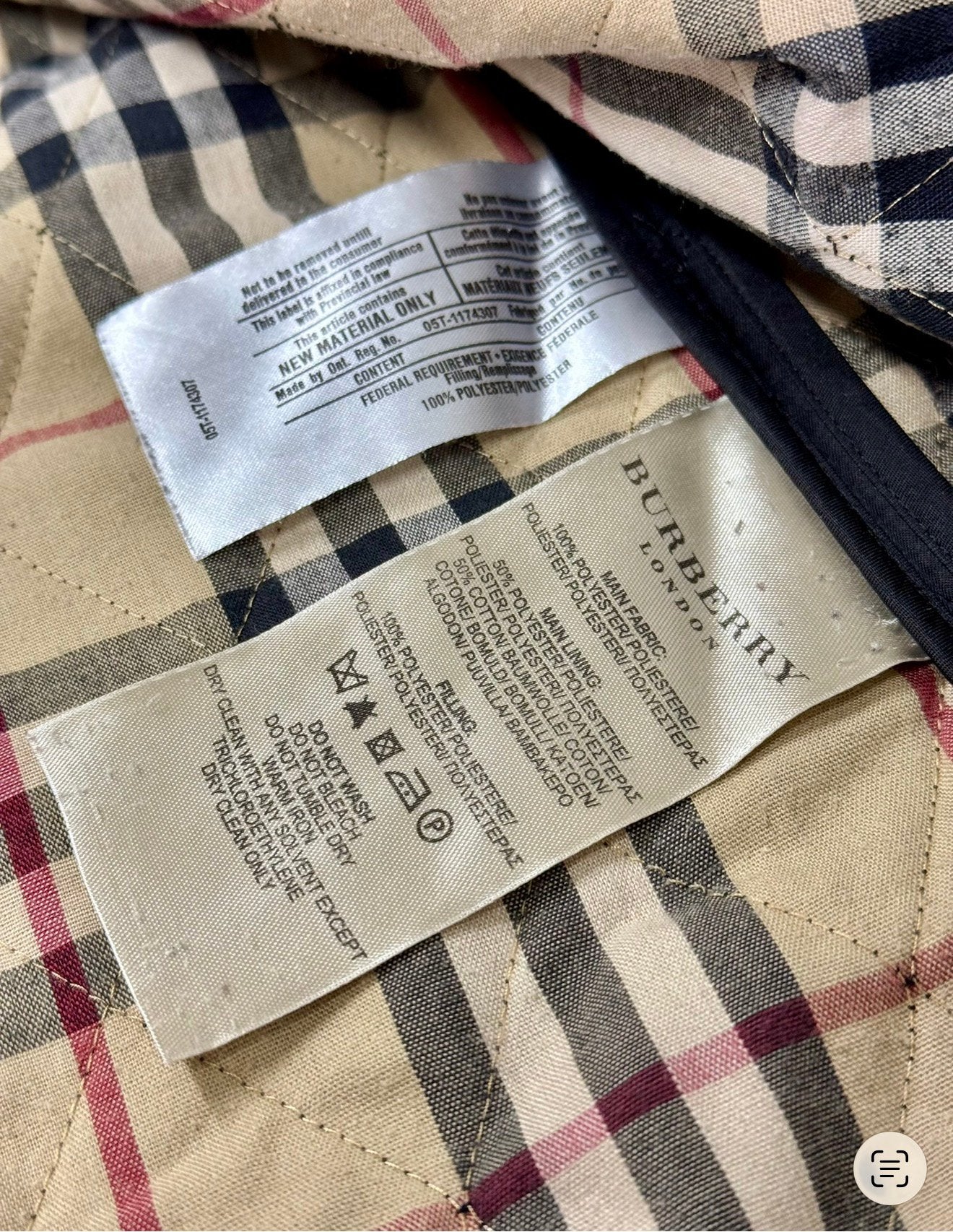 Burberry gewatteerde jack jas London Nova jacket jas Dames, Maat 38/40 (M), B, Zwart, Ophalen of Verzenden