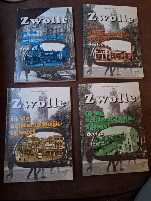 Zwolle in de achteruitkijkspiegel - Dee 1, 2, 3 en 4, Ophalen of Verzenden, 20e eeuw of later, Gelezen, Willem van der Veen