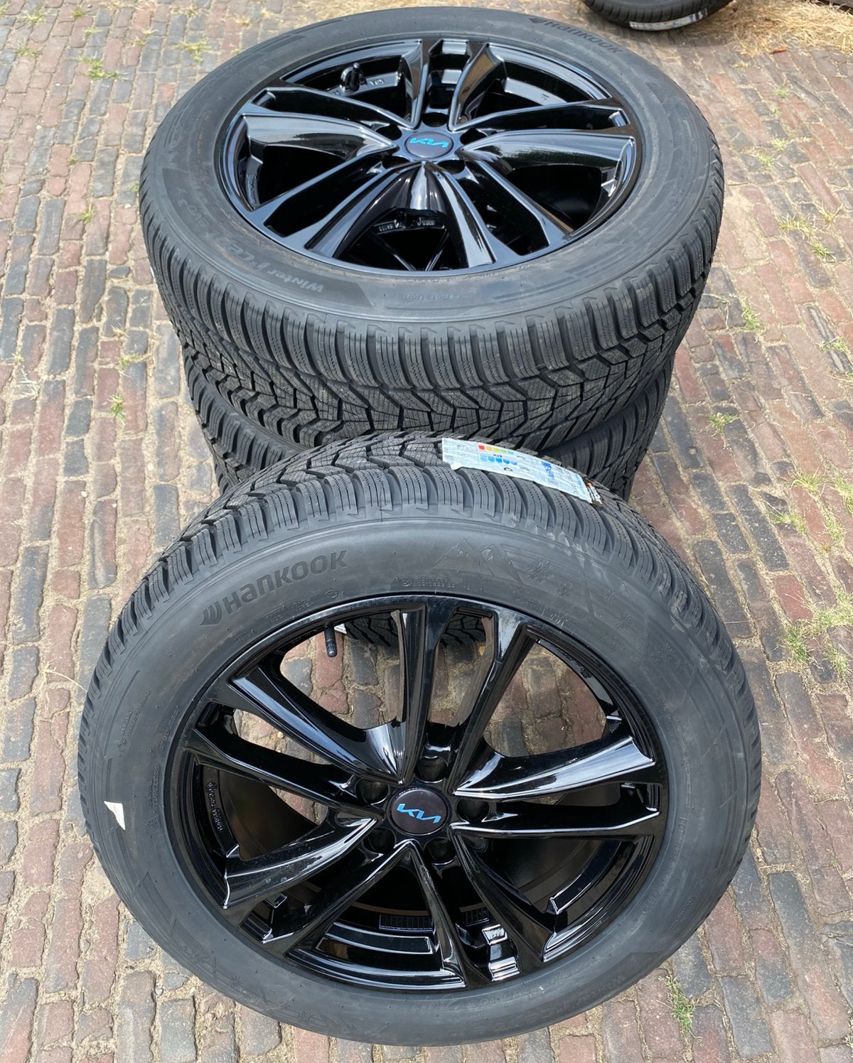 NIEUWE 19” Kia EV6 velgen + TPMS + 235/55 R19 winterbanden