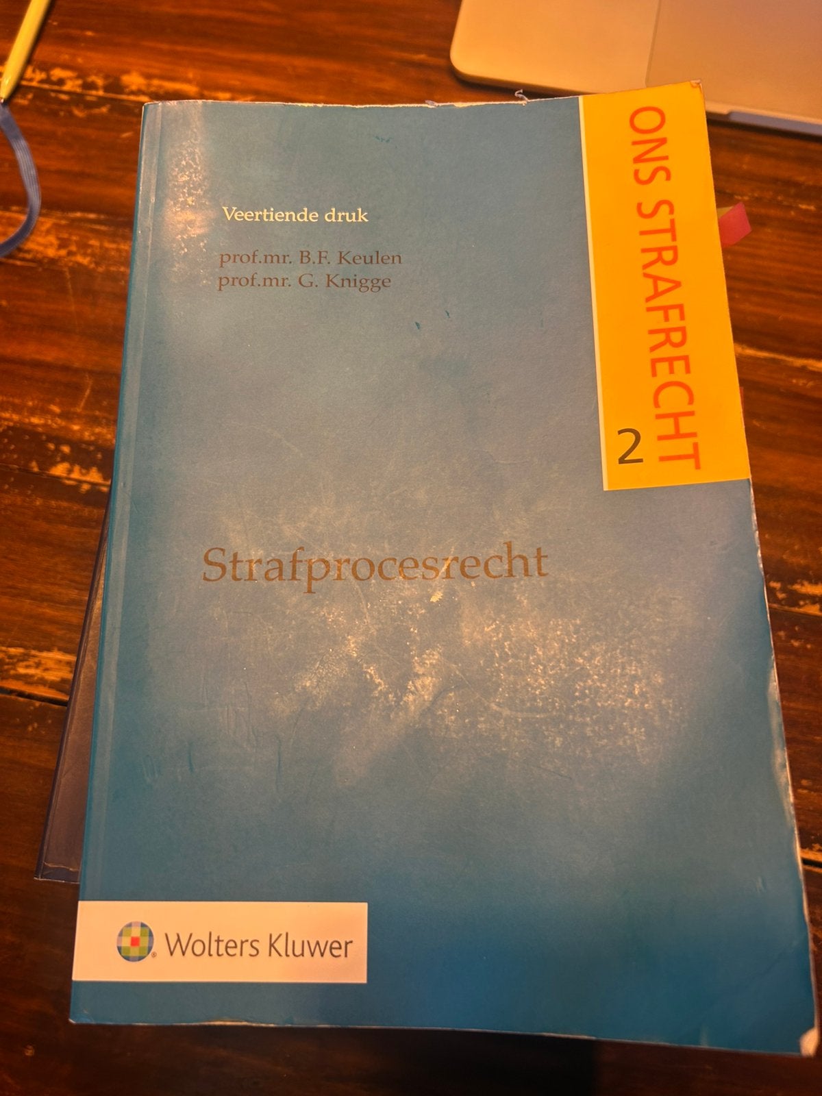 Ons Strafrecht 2 Strafprocesrecht, Ophalen of Verzenden, Zo goed als nieuw