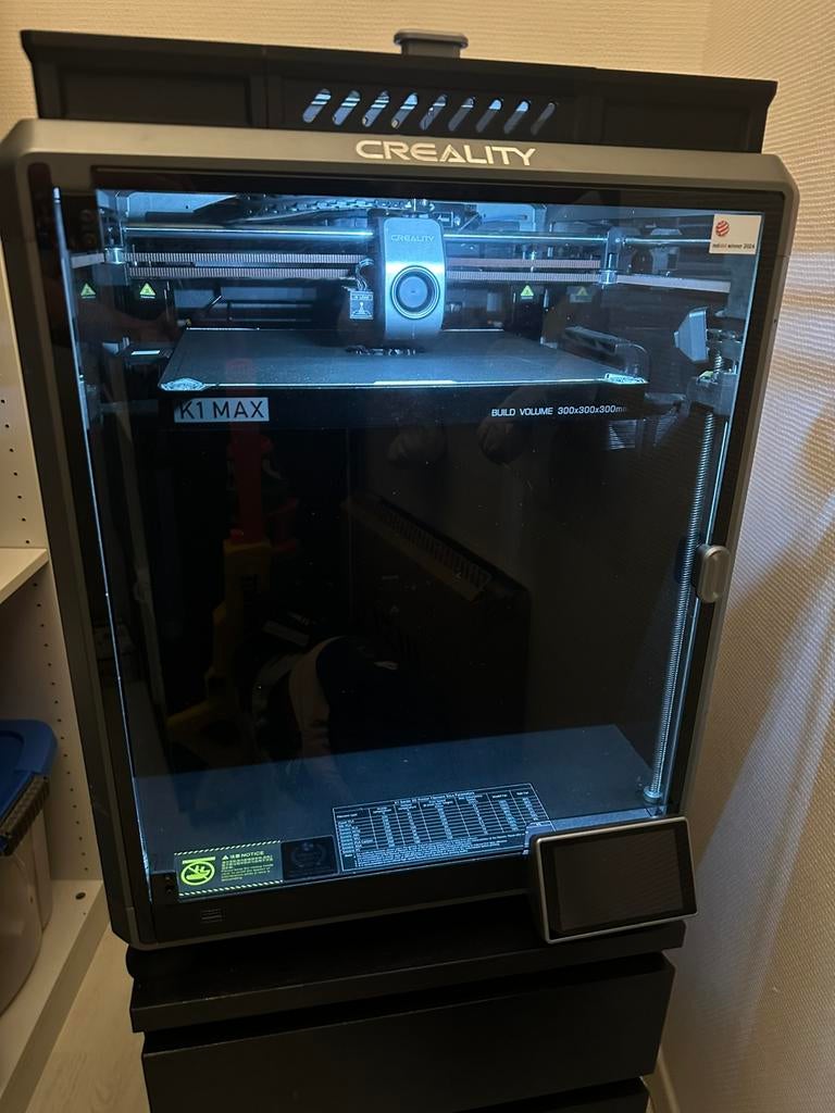 Creality K1 Max + PEI Textured Plate, Computers en Software, 3D Printers, Ophalen of Verzenden, Zo goed als nieuw, Creality