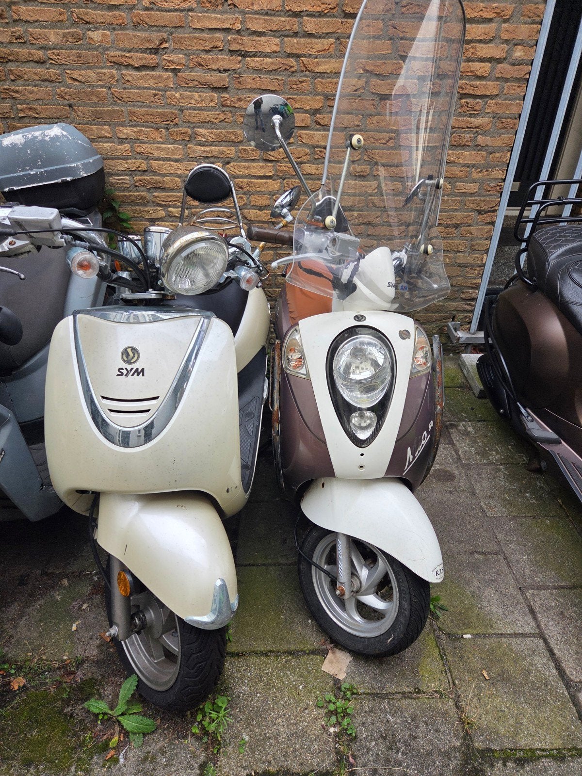 Sym allo en Sym mio 25km, Ophalen of Verzenden, Gebruikt, Benzine, Allo