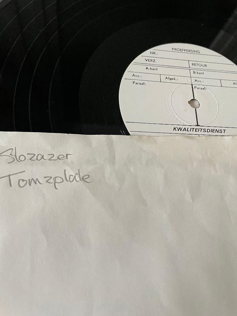 vinyl proefpersing Stozazer Tomsplate, Originele persing, Ophalen of Verzenden, Zo goed als nieuw, 12 inch