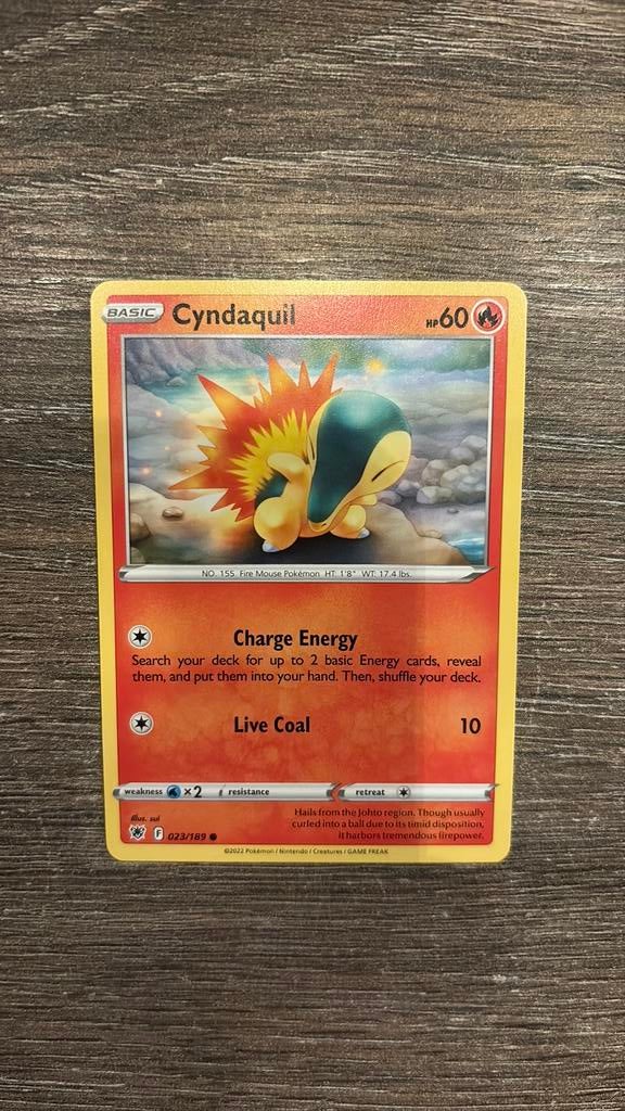 ASR Cyndaquil 023/189, Ophalen of Verzenden, Zo goed als nieuw