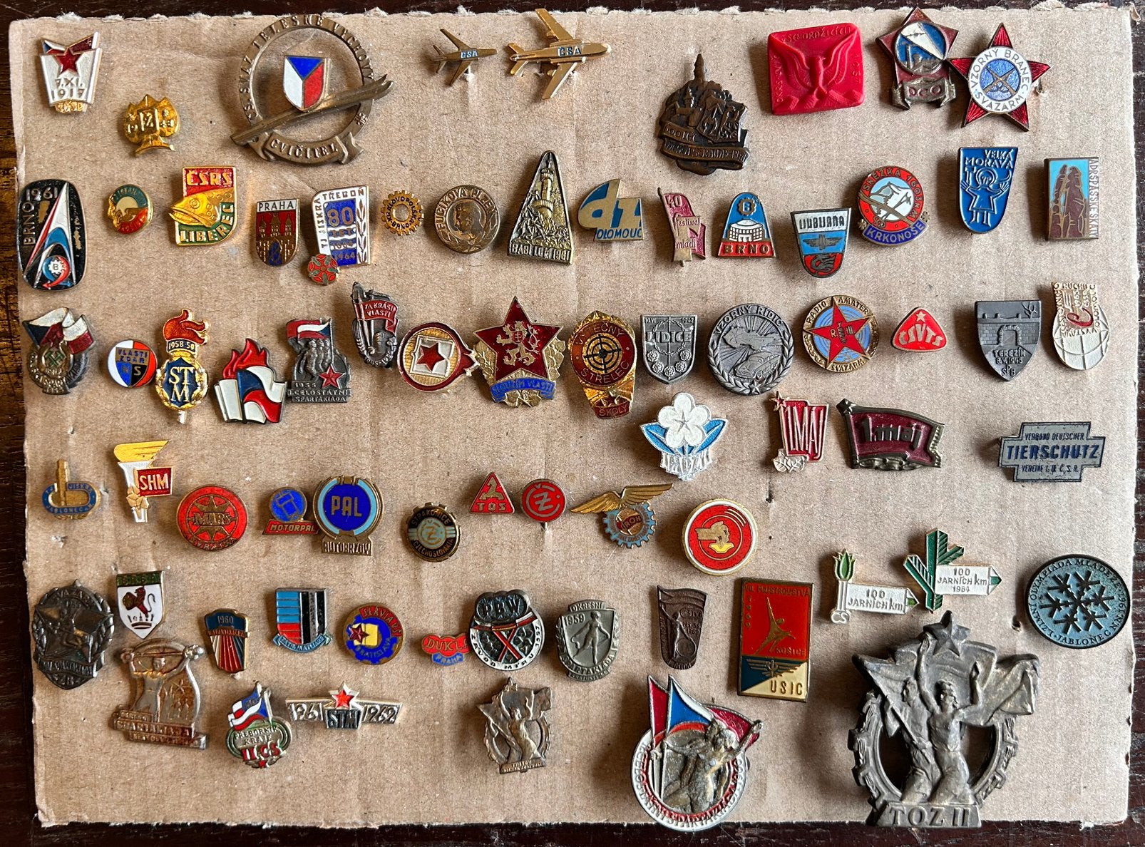 Diverse Speldjes / Pins voormalig Tsjecho-Slowakije, Ophalen of Verzenden, Zo goed als nieuw, Overige onderwerpen