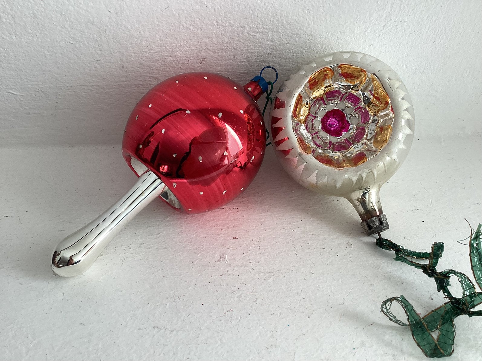 Kerstballen antiek, Diversen, Kerst, Ophalen of Verzenden, Zo goed als nieuw