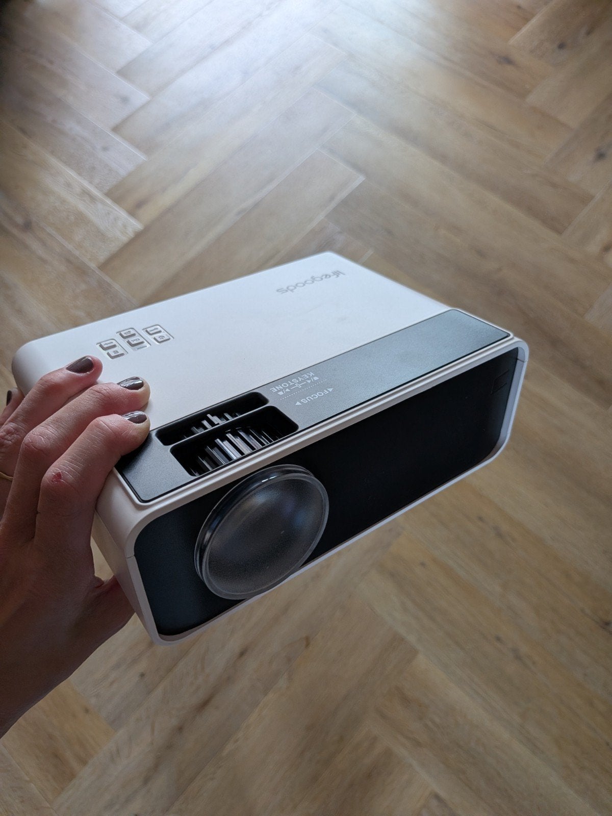 Mini Beamer Lifegoods LG103 - Compacte Projector, Ophalen, LED, Zo goed als nieuw, Overige resoluties