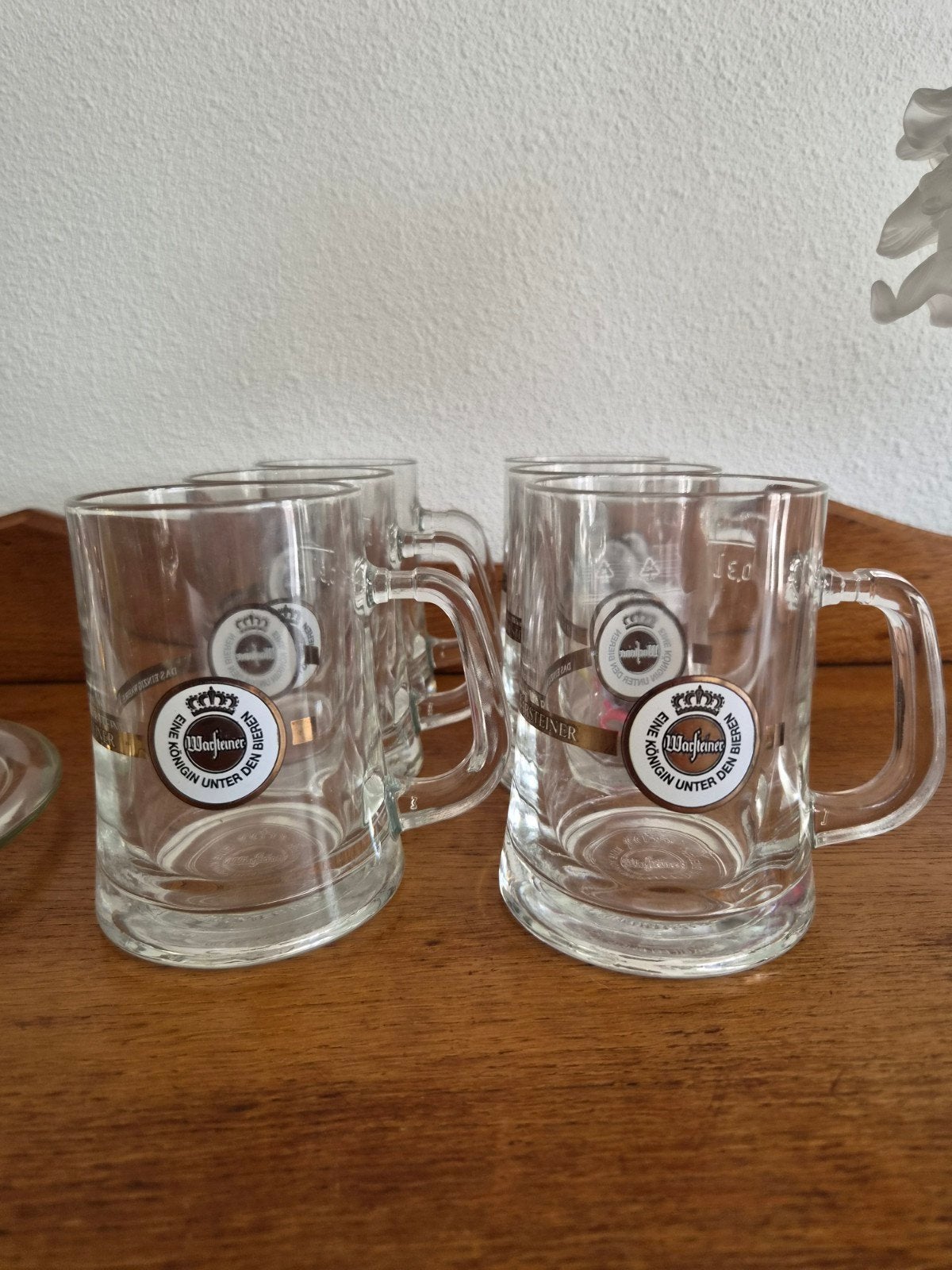 Set van 6 Warsteiner bierpullen - Zo goed als nieuw, Ophalen, Zo goed als nieuw, Overige merken, Glas