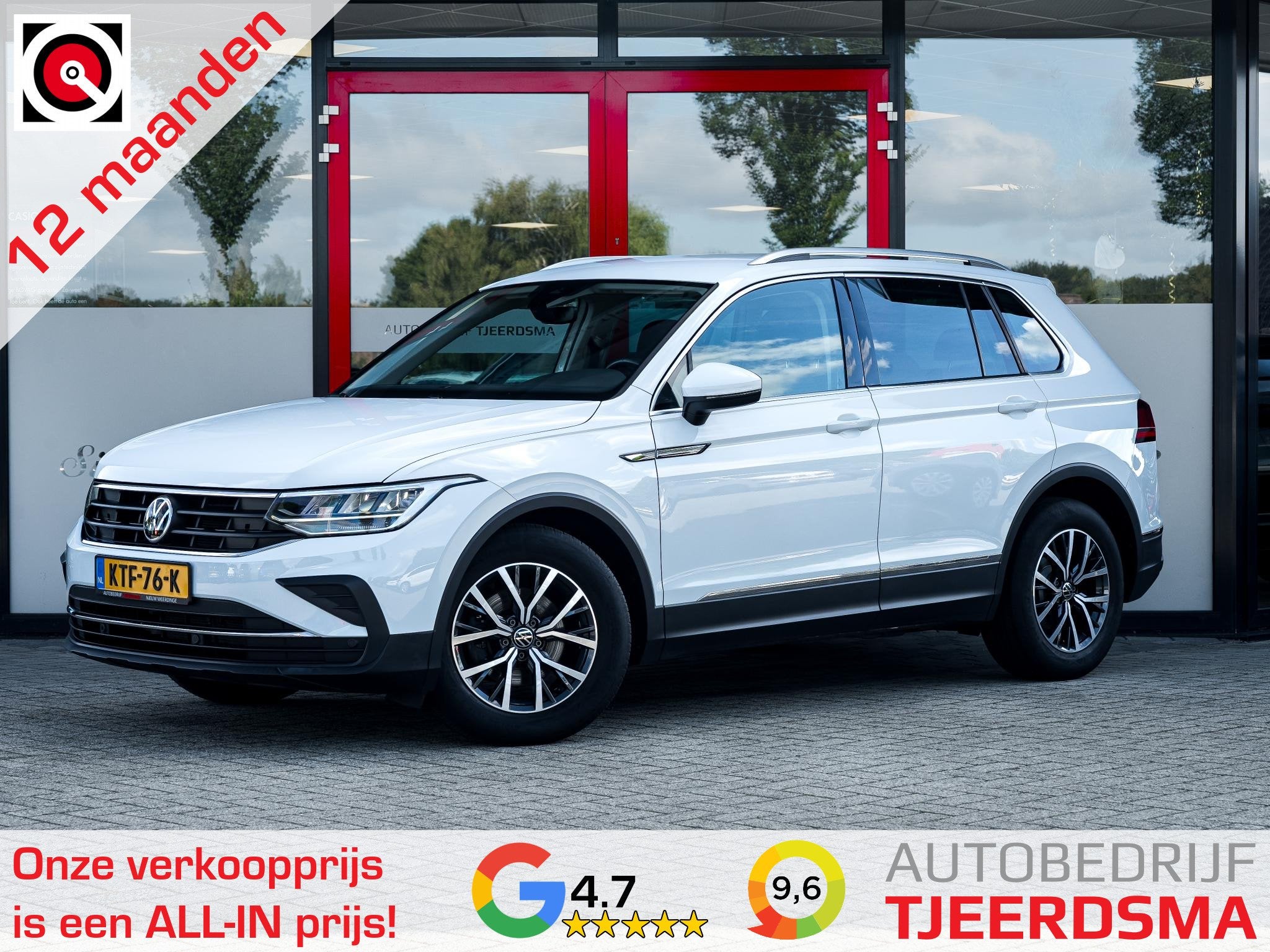 Volkswagen Tiguan 1.5 TSI Life Business | Adaptieve Cruise C, Auto's, Voorwielaandrijving, 12 maanden, Stof, 4 cilinders