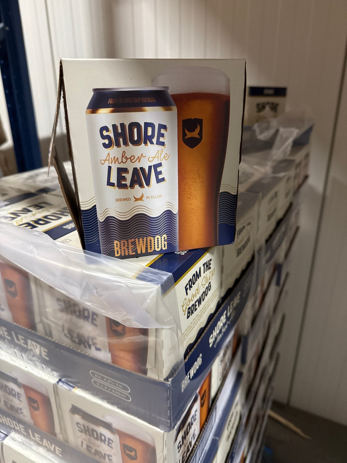 BrewDog Shore Leave Amber Ale - 4 x 440ml blikjes, Ophalen of Verzenden