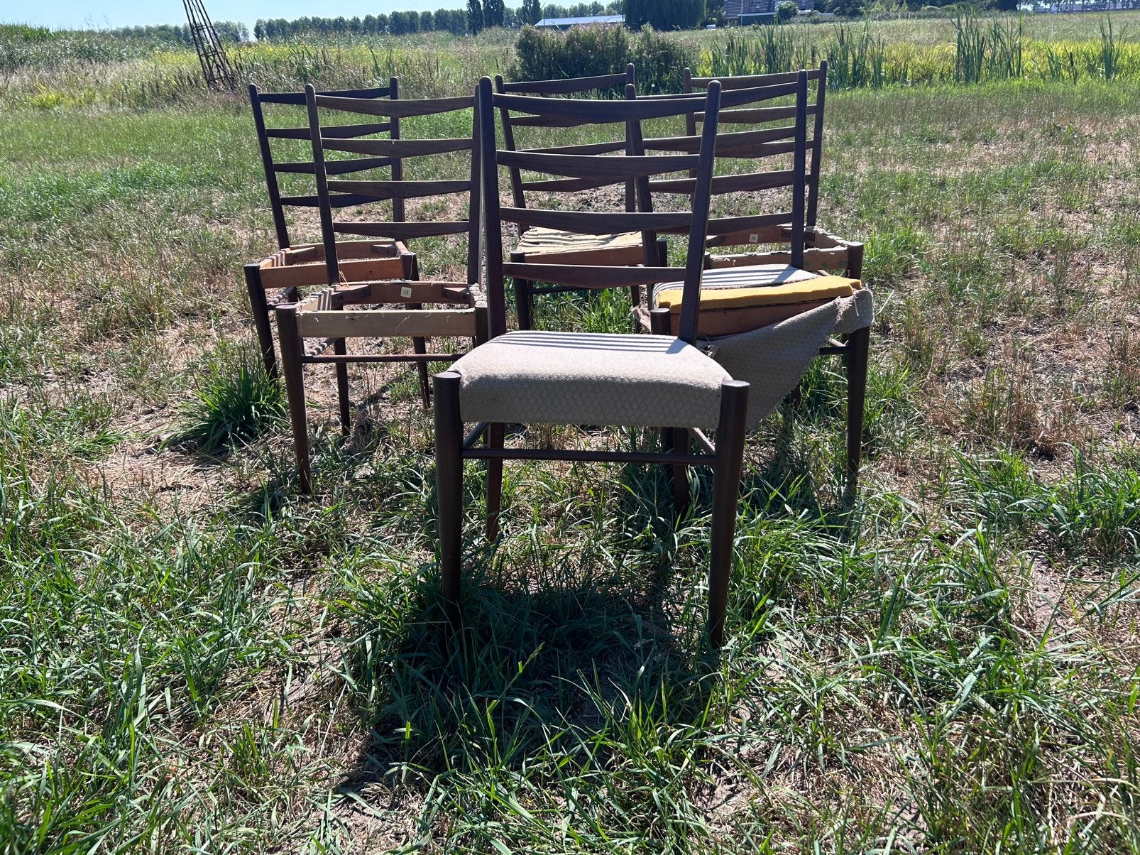 6x Pastoe ST09 eetkamerstoelen – Cees Braakman vintage, Tuin en Terras, Ophalen, Gebruikt, Hout