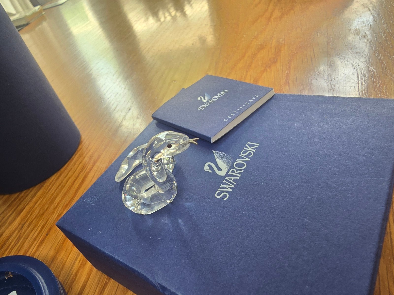 Swarovski Kristallen Slang Figuur - Zo goed als nieuw, Ophalen of Verzenden, Zo goed als nieuw, Figuurtje