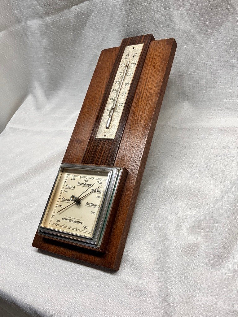 Art Deco Holosteric-Barometer J.M. Schmidt ca. 1935, Ophalen