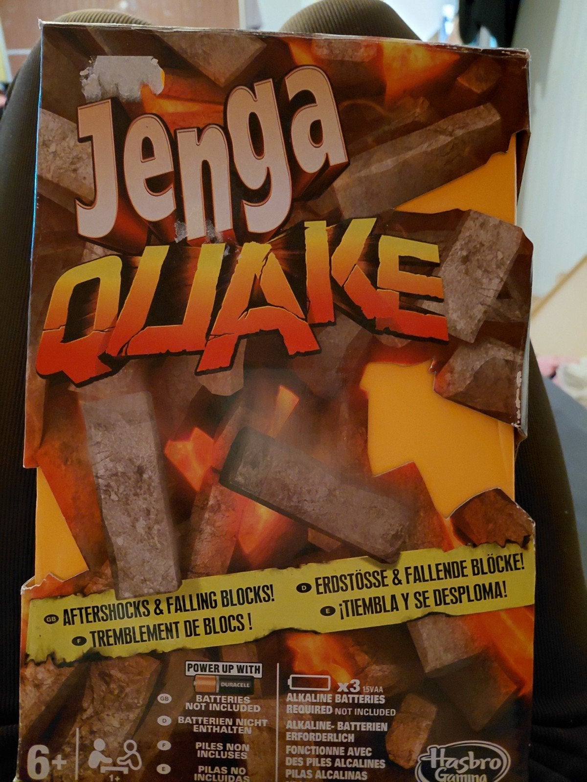 Jenga Quake - Het spannende blokkenspel met aardbevingen!, Een of twee spelers, Ophalen of Verzenden, Gebruikt, Hasbro Gaming