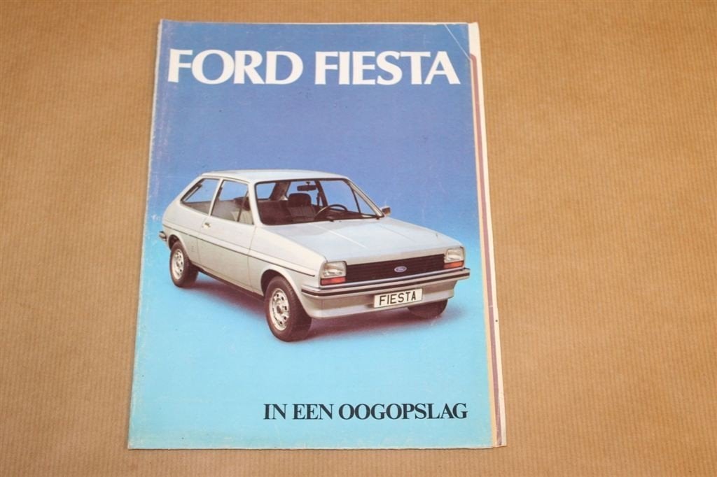 Fraaie grote brochure - Ford Fiesta - 1978, Ophalen of Verzenden, Gelezen, Ford
