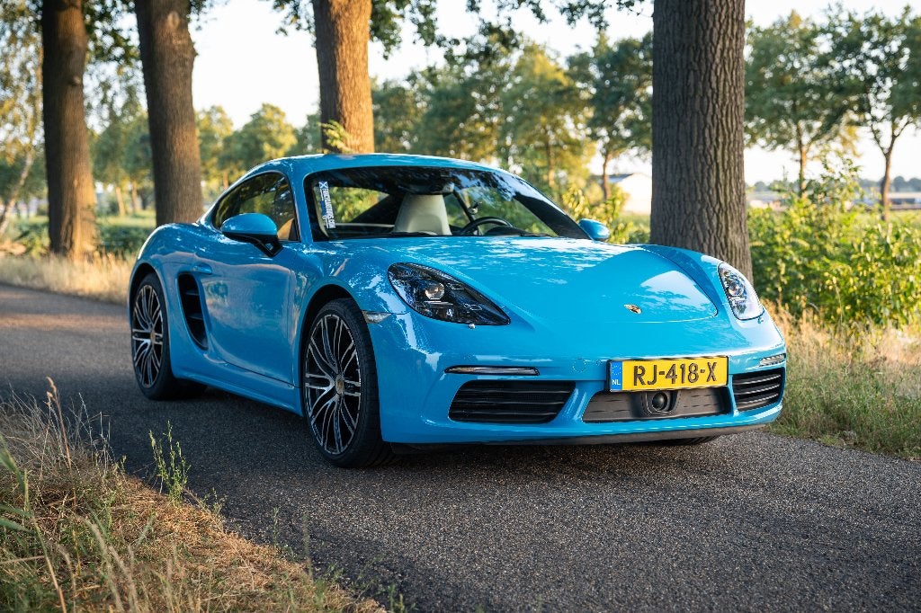 Porsche 718 Cayman 2.0 PDK | Miami Blue | Org Nederlands, Auto's, Porsche, Automaat, Euro 5, Achterwielaandrijving, 4 cilinders