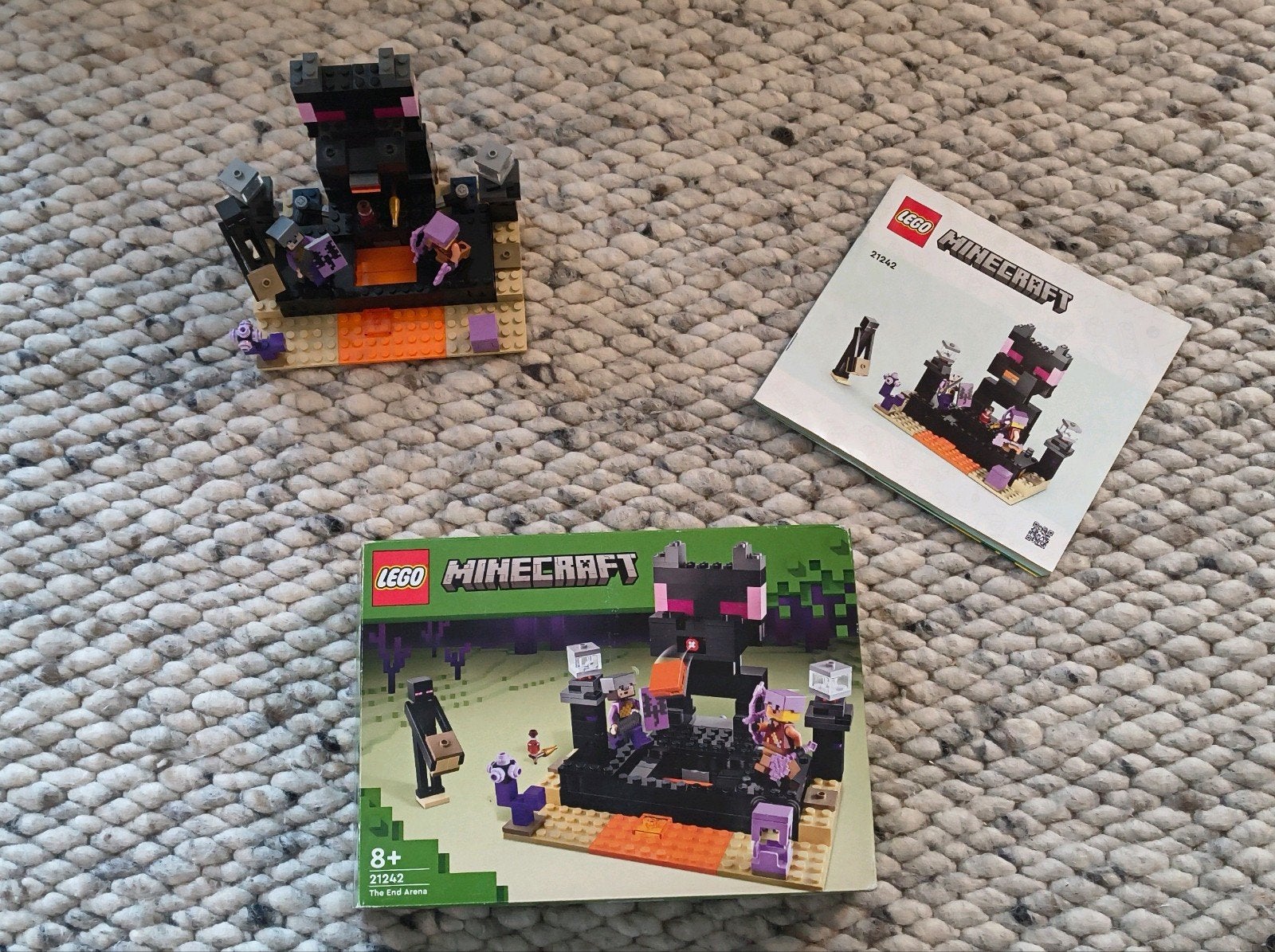 Lego minecraft De end arena (21242), Inclusief instructies, Minecraft, Lego, Ophalen of Verzenden