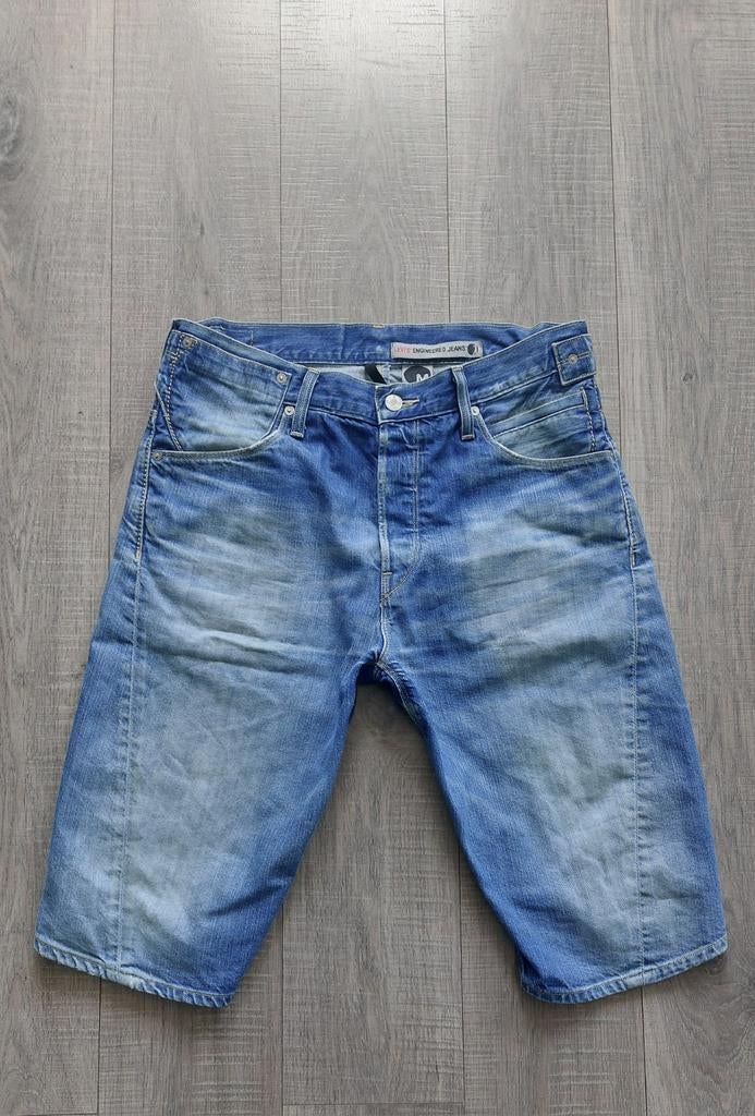 Vintage Levis Engineered twisted baggy jorts shorts M, Blauw, Nieuw, Ophalen of Verzenden, W30 - W32 (confectie 38/40)