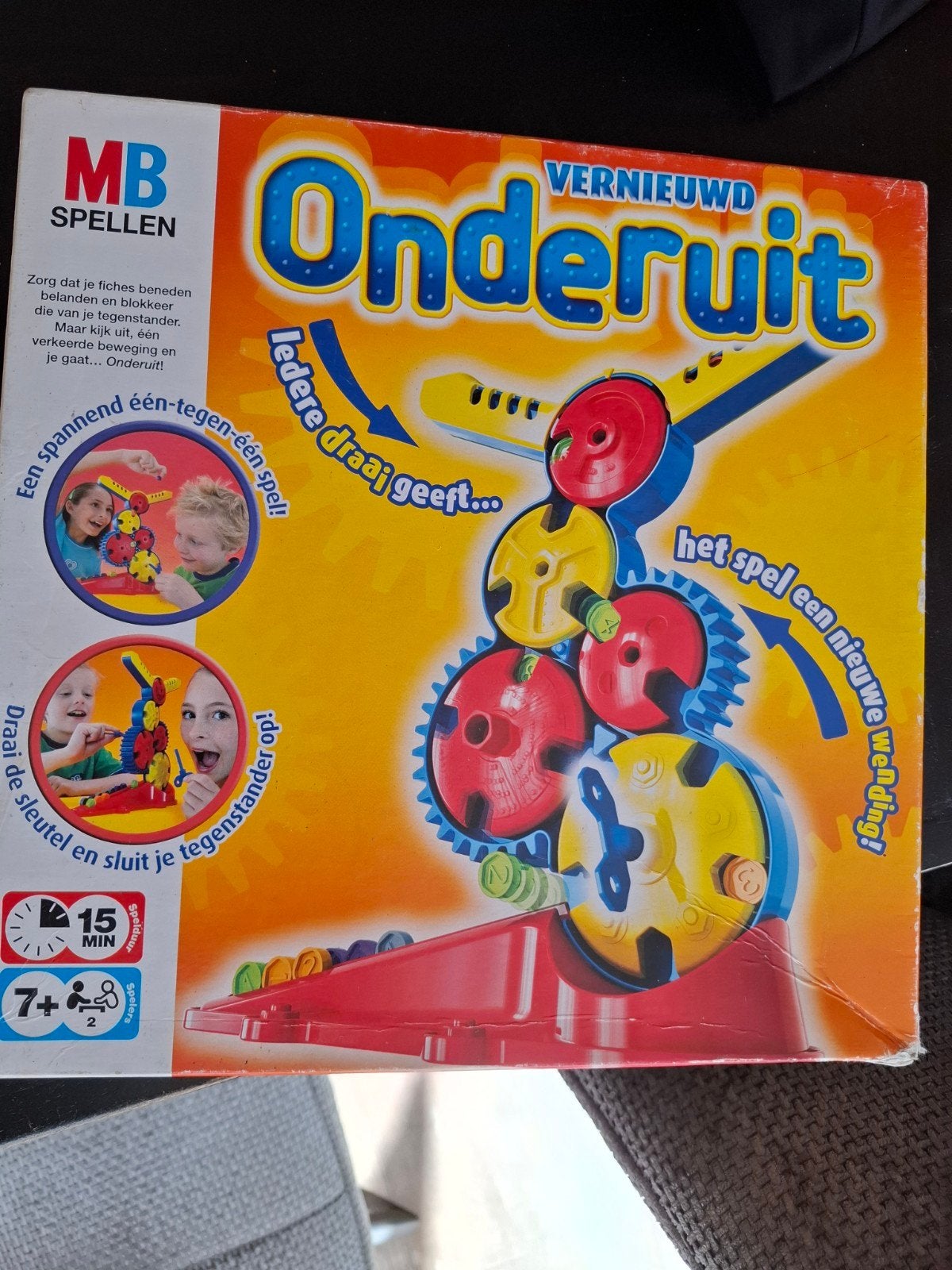 onderuit, Een of twee spelers, Ophalen of Verzenden, Gebruikt, MB Spellen