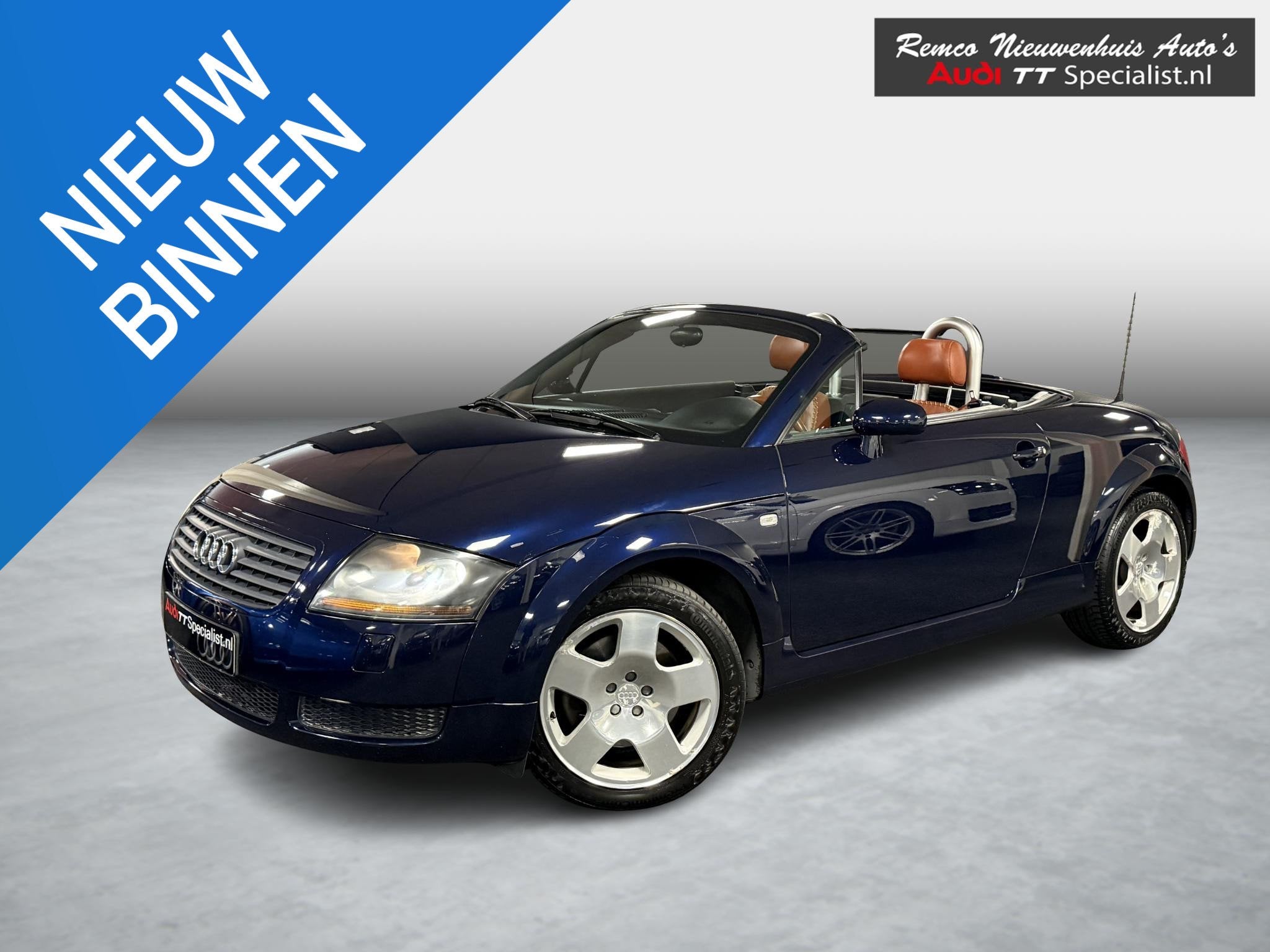 Audi TT Roadster 1.8 5V Turbo Bruin mokassin base ball leder, Auto's, Audi, Voorwielaandrijving, TT, Gebruikt, 4 cilinders