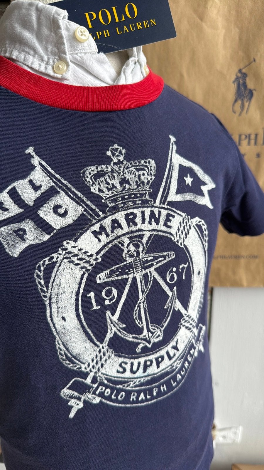 Schitterend RALPH LAUREN shirt size 4 / maat 104, Ophalen of Verzenden, Zo goed als nieuw, Shirt of Longsleeve, Polo Ralph Lauren