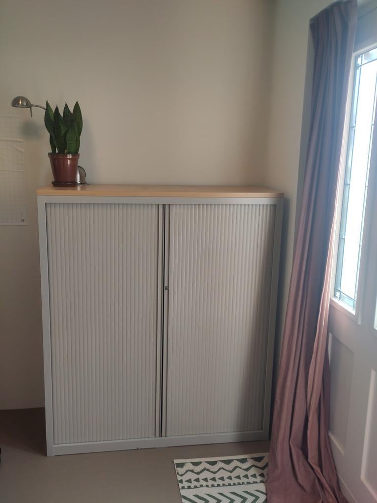 Kantoor kast met roldeuren, Ophalen of Verzenden, Gebruikt