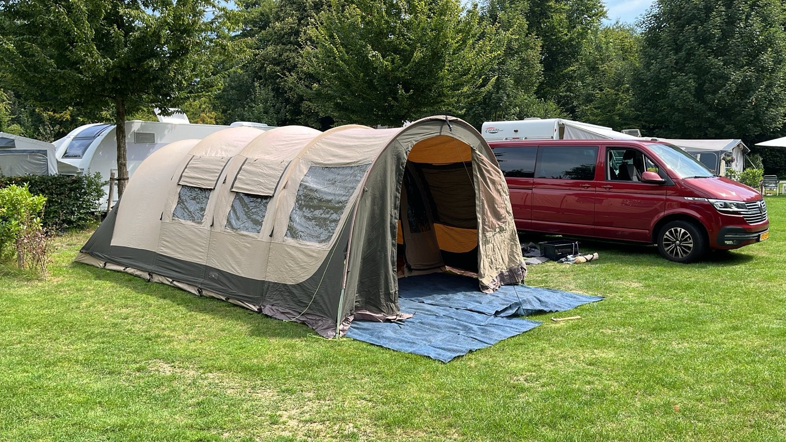 Bardani Villagrande 320 Prestige tunneltent, Ophalen, Gebruikt, Tot en met 4