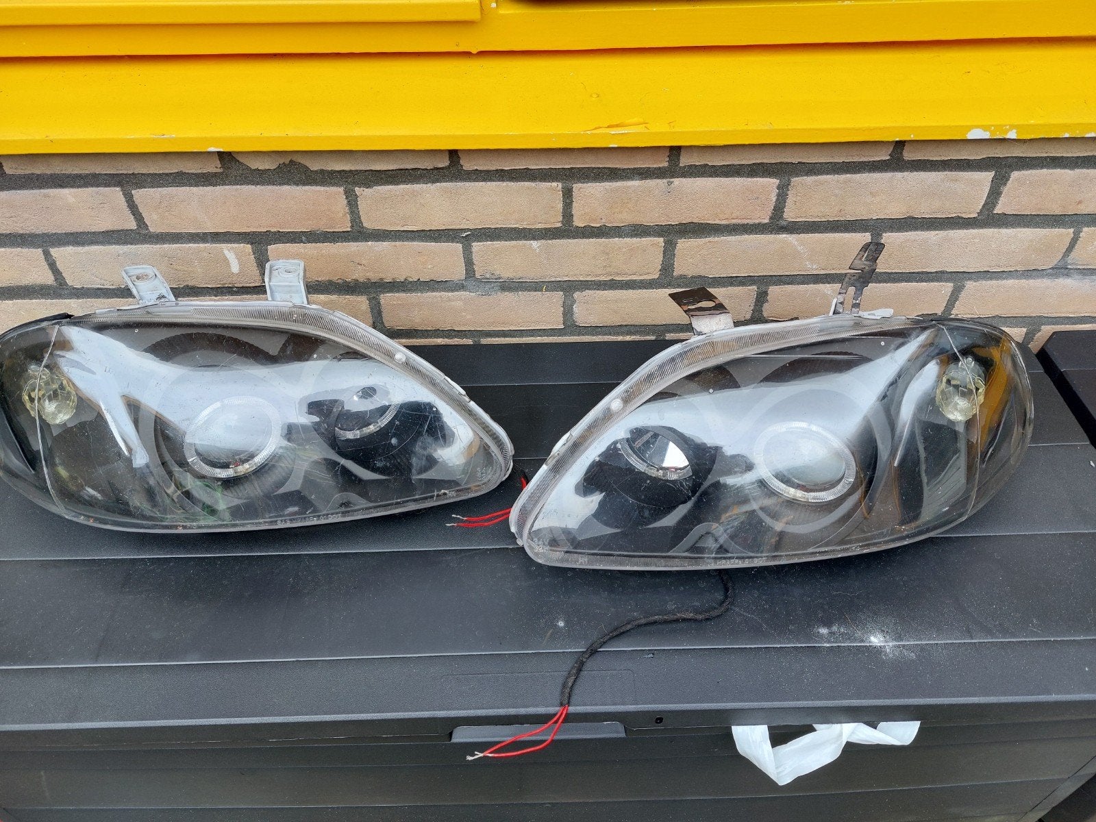 Koplampen honda civic(opknappers), Ophalen of Verzenden, Gebruikt, Honda