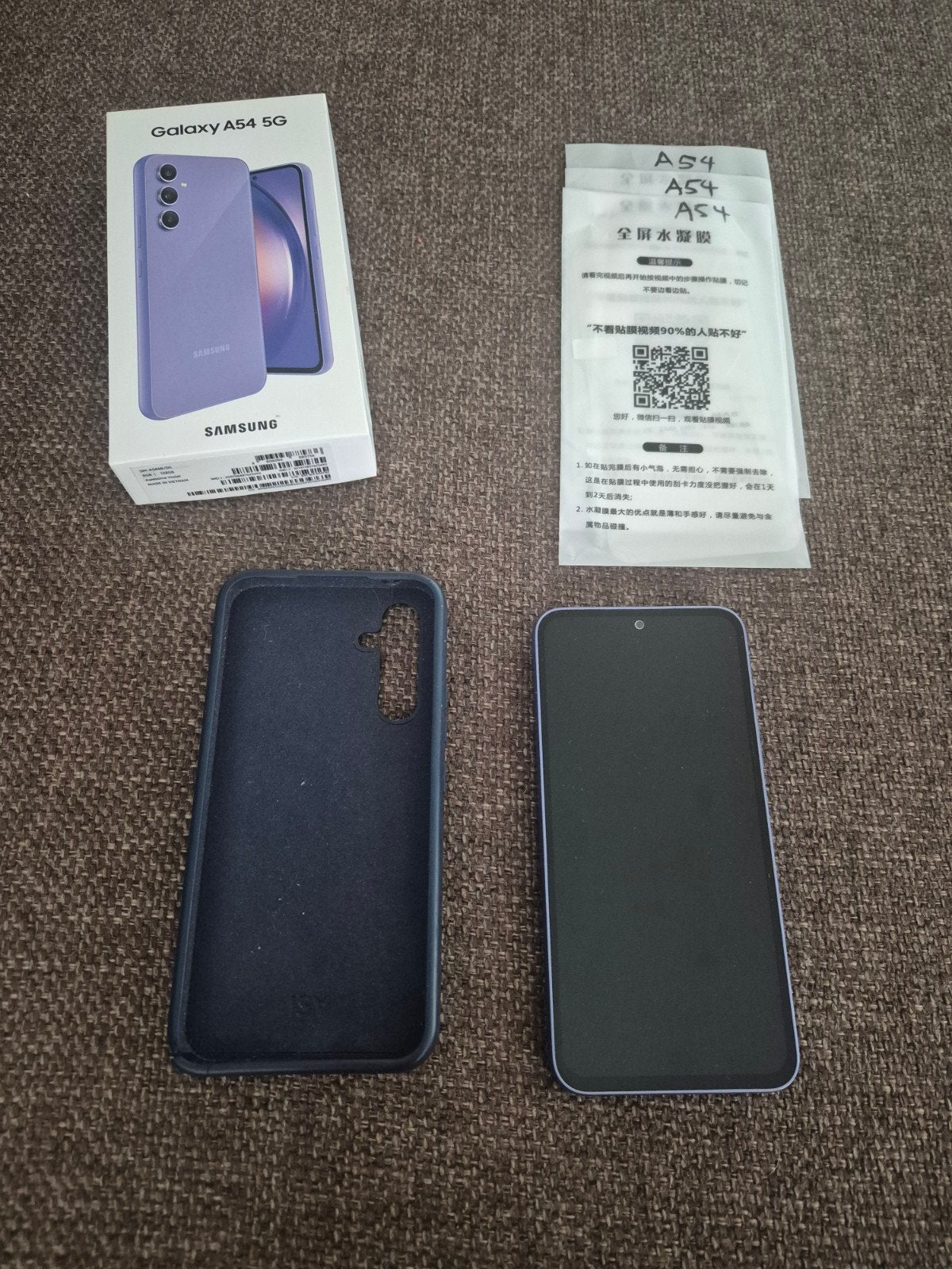Samsung A54 5G 128GB, Ophalen, Paars, Touchscreen, Zo goed als nieuw