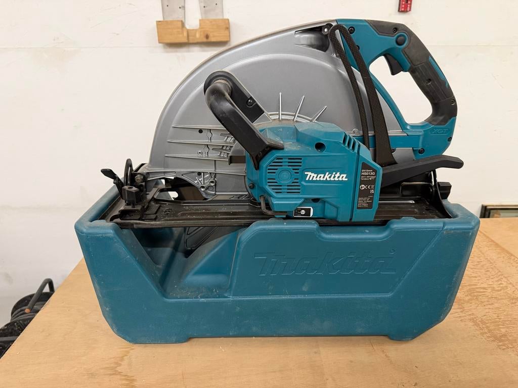Makita HS013G Accu Cirkelzaag - 415mm blad, Ophalen, 70 mm of meer, Makita, 1200 watt of meer