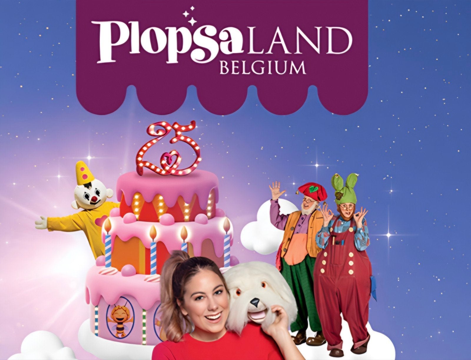 4 toegangskaarten voor Plopsaland Belgie, Twee personen, Ticket of Toegangskaart
