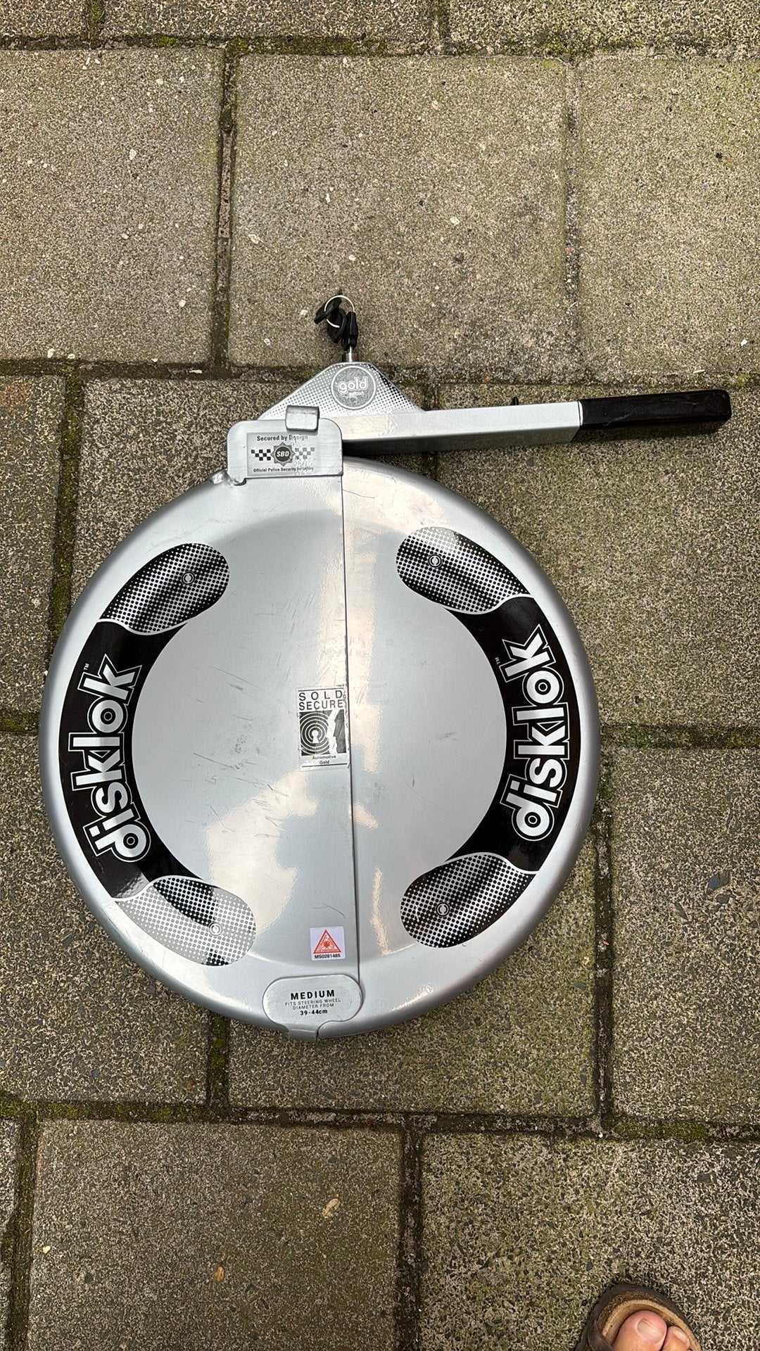 Disklok stuurslot, Ophalen of Verzenden, Gebruikt