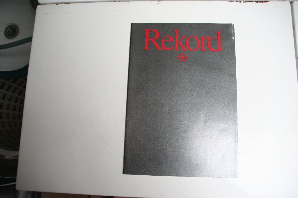 Opel Rekord type E brochure (09-1982) (94), Ophalen of Verzenden, Nieuw, Opel