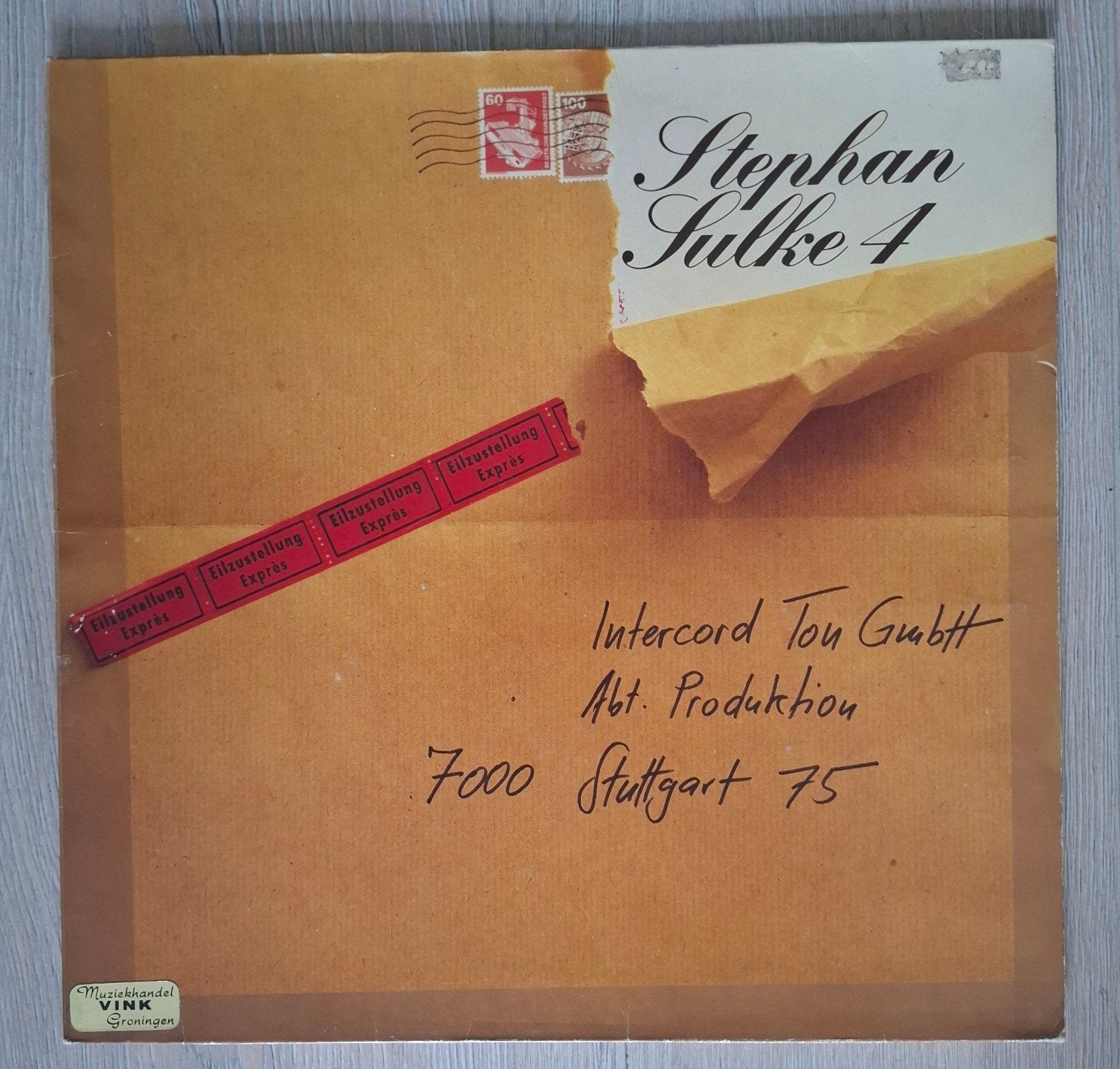 LP Stephan Sulke - 4 (1979) - Duitse pop/rock, Inclusief binnenhoes, Ophalen of Verzenden, Gebruikt, 12 inch