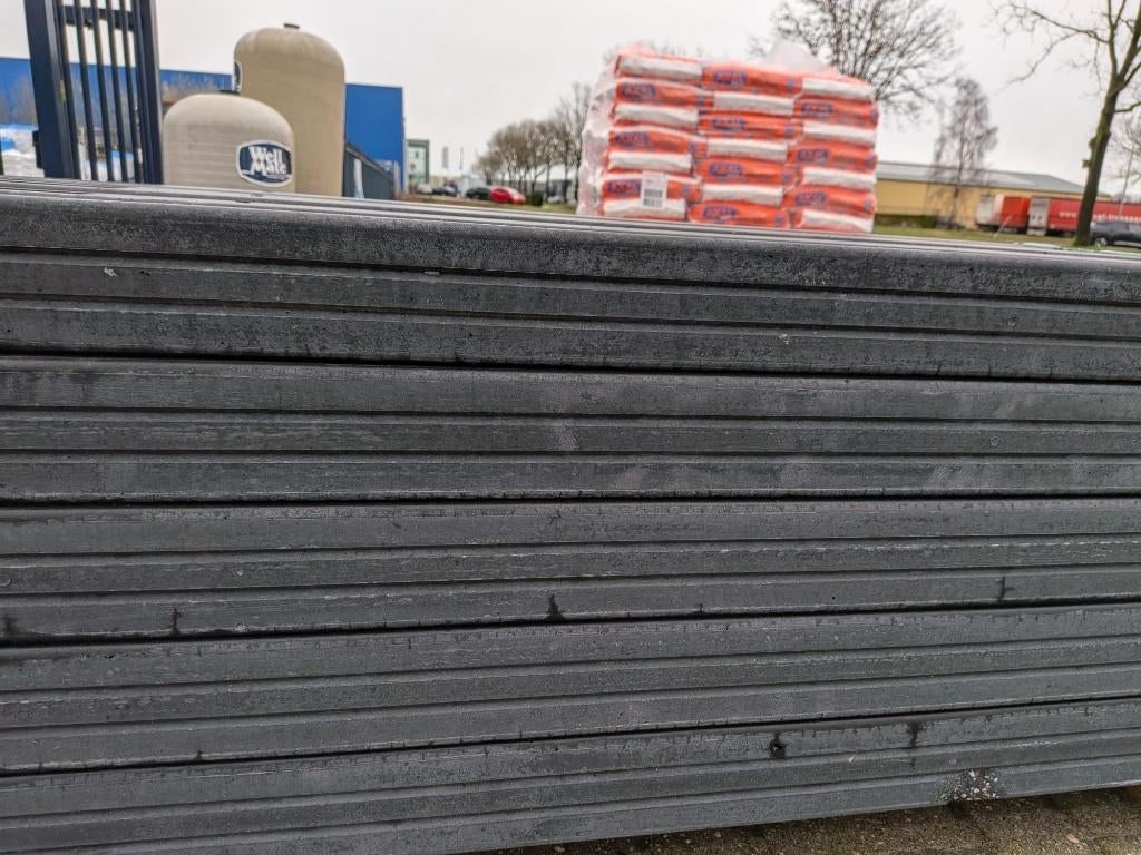 B-keuze betonpalen Antraciet, Tuin en Terras, Schuttingen, Ophalen, Overige materialen, Minder dan 3 meter, .