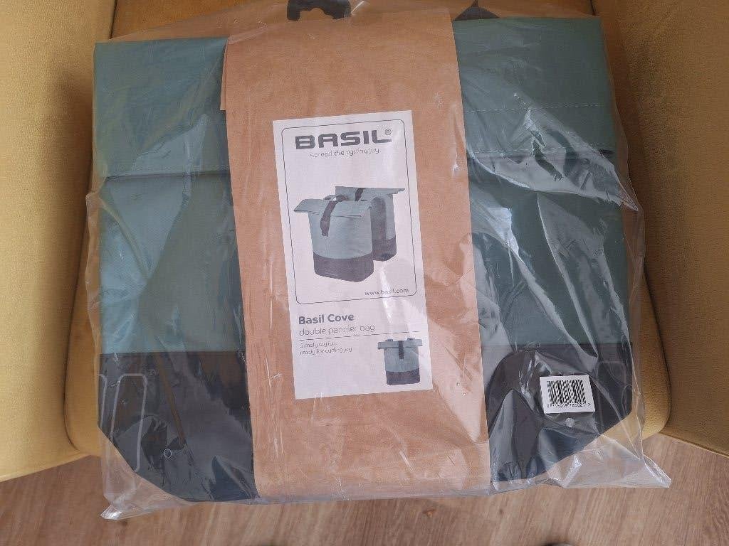 Dubbele fietstassen Basil, Ophalen of Verzenden, Nieuw, Basil Cove groen-zwart